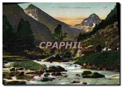 Cartes postales Cauterets La Vallee de Lutour