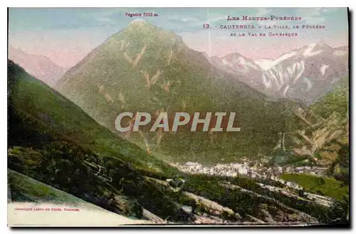 Cartes postales Cauterets La Ville Le Prodere et le Val de Cambasque