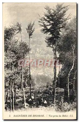 Cartes postales Bagneres de Bigorre Vue prise du Bedat