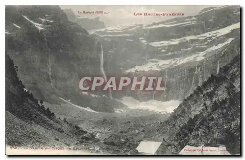 Cartes postales Les Hautes Pyrenees Interieur du Cirque de Gavarnie