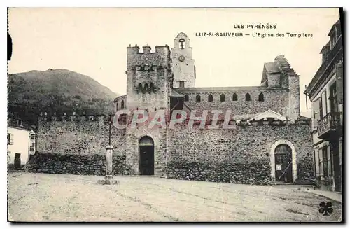 Cartes postales Luz St Sauveur L'Eglise des Templiers