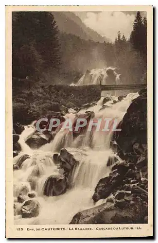 Cartes postales Env de Cauterets La Raillere Cascade du Lutour