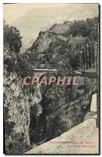 Cartes postales Saint Sauveur H Pyr Le Pont Napoleon