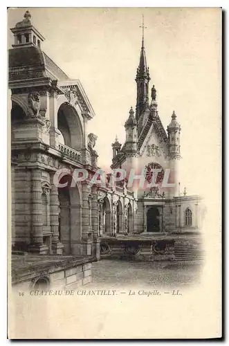 Ansichtskarte AK Chateau de Chantilly La Chapelle