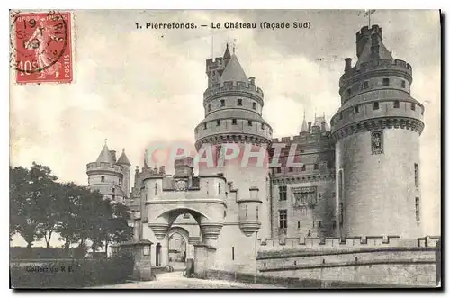 Ansichtskarte AK Pierrefonds Le Chateau facade Sud