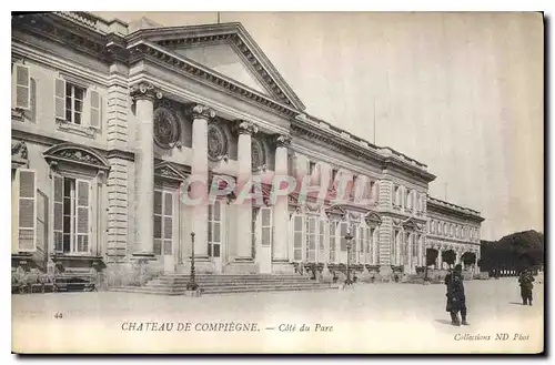 Cartes postales Chateau de Compiegne Cote du Parc