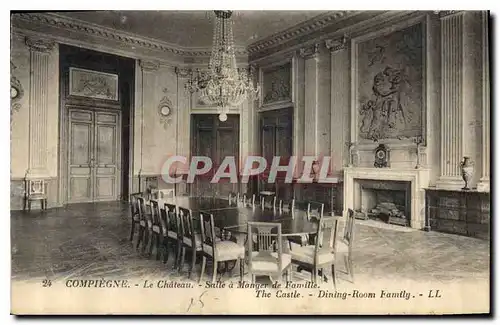 Ansichtskarte AK Compiegne Le Chateau Salle a Manger de Familie