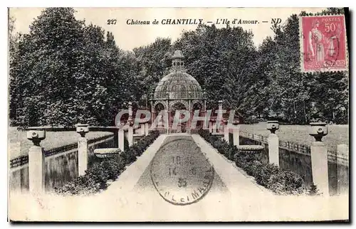 Cartes postales Chateau de Chantilly L'lle d'Amour