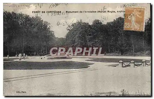 Cartes postales Foret de Compiegne Monument de l'Armistice