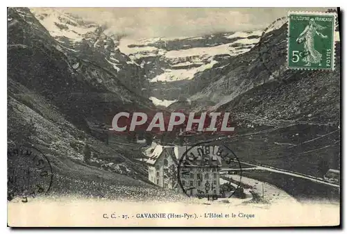 Ansichtskarte AK Gavarnie Htes Pyr L'Hotel et le Cirque