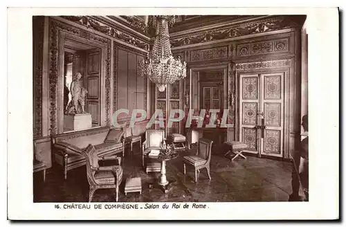 Cartes postales Chateau de Compiegne Salon du Roi de Rome