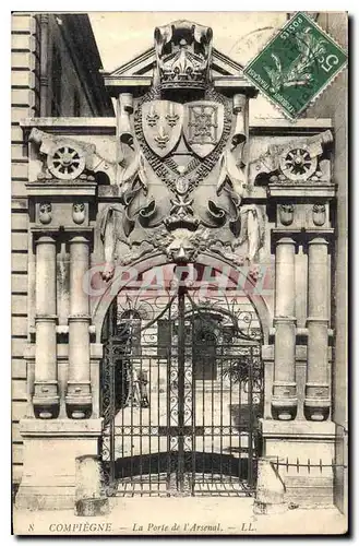 Cartes postales Compiegne Le Porte de l'Arsenal