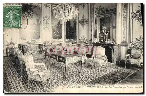 Ansichtskarte AK Chateau de Chantilly La Chambre du Prince