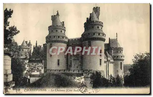 Cartes postales Pierrefonds Le Chateau Cote Sud