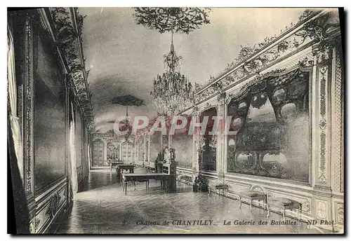 Cartes postales Chateau de Chantilly La Galerie des Batailles