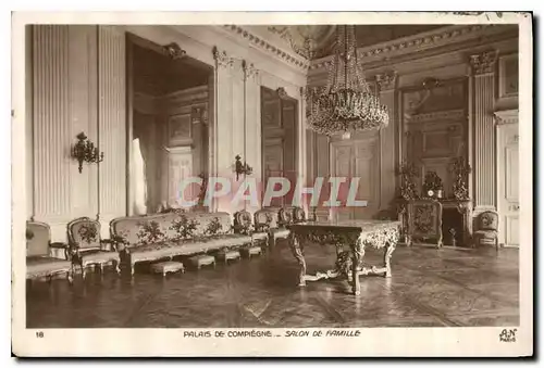 Cartes postales Palais de Compiegne Salon de Famille