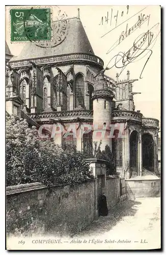 Cartes postales Compiegne Abside de l'Eglise Saint Antoine