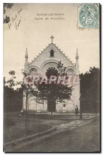 Ansichtskarte AK Royan les Bains Eglise de Pontaillac