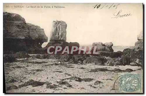 Cartes postales Royan Le Saut de la Folle a Vallieres