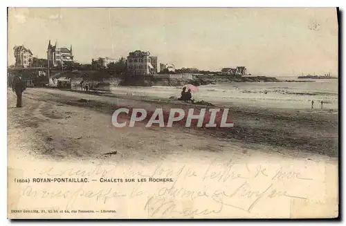 Cartes postales Royan Pontaillac Chalets sur les Rochers