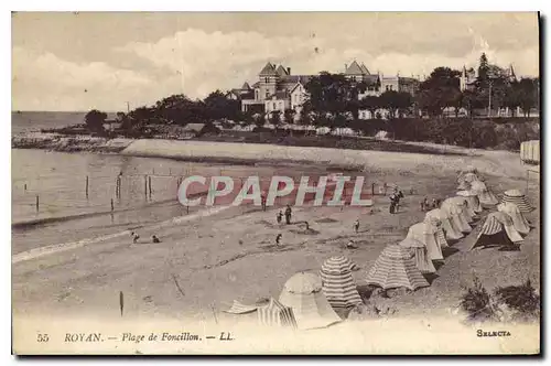 Cartes postales Royan Plage de Foncillon