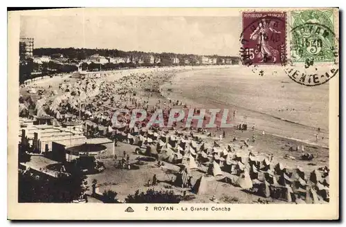 Cartes postales Royan La Grande Conche