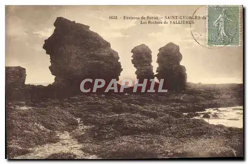 Cartes postales Environs de Royan Saint Georges de Les ROchers de Vallieres