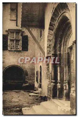 Ansichtskarte AK La Vallee d'Ossau Portail de l'Eglise de Beost