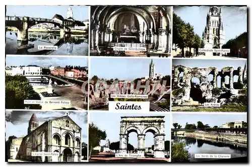 Cartes postales Saintes La Passerelle