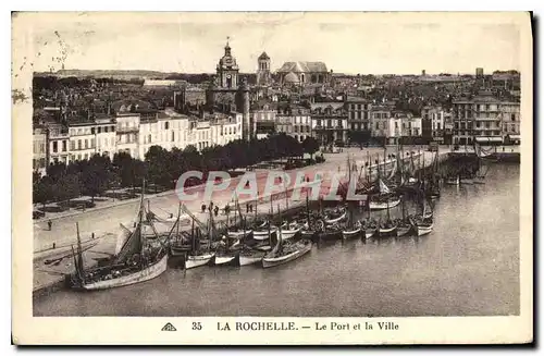 Cartes postales La Rochelle Le Port et la Ville Bateaux