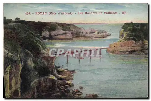 Cartes postales Royan Cote d'Argent Les Rochers de Vallieres