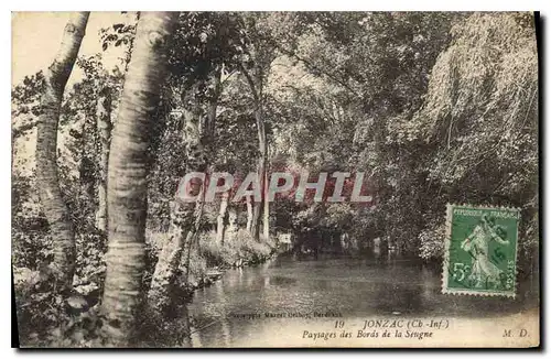 Cartes postales Jonzac Ch Inf Paysages des Bords dela Seugne