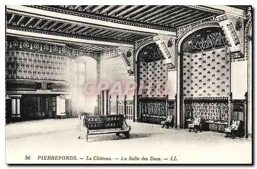 Cartes postales Pierrefonds Le Chateau La Salle des Ducs