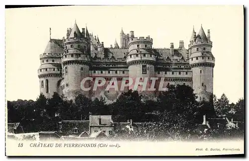 Ansichtskarte AK Chateau de Pierrefonds Cote nord