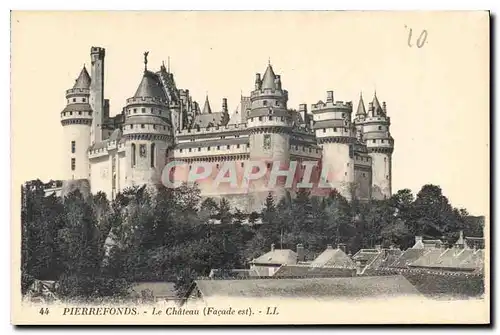 Cartes postales Pierrefonds Le Chateau Facade Est