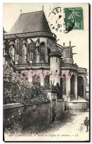 Cartes postales Compiegne Abside de l'Eglise St Antoine