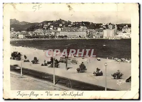 Cartes postales moderne Frejus Plage Vue sur St Raphael