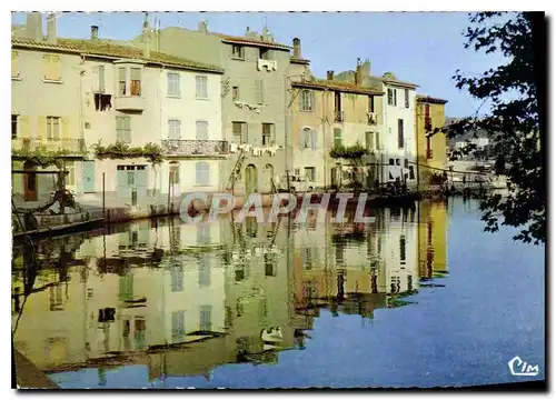 Cartes postales moderne La Provence B du Rh Quai Besancon Miroir aux Oiseaux Martigues