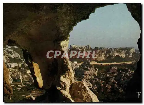 Moderne Karte Les Alpilles Les Baux de Provence L'Eperon des Baux ou du Val d'Enfer