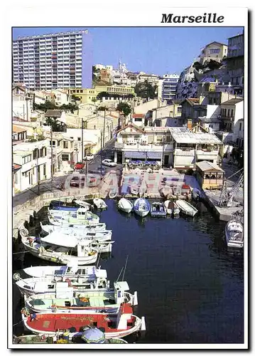 Cartes postales moderne Marseille BdR Le Vallon des Auffes