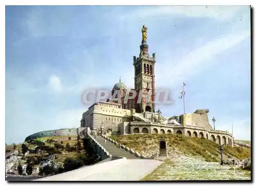 Cartes postales moderne Marseille Bouches du Rhone Basilique Notre Dame de la Garde