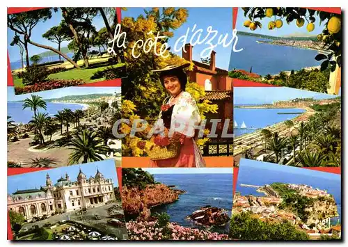 Cartes postales moderne La Cote d'Azur miracle de la nature