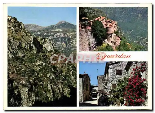 Cartes postales moderne Gourdon Cote d'Azur French Riviera