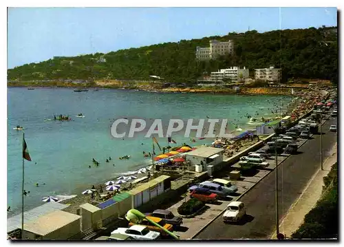 Cartes postales moderne Menton Cap Martin Les plages de Camoles et le Cap