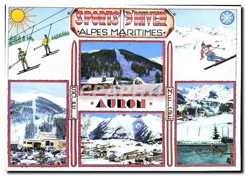 Cartes postales moderne Sports d'Hiver Alpes Maritimes