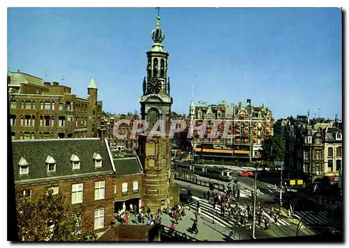 Cartes postales moderne Amsterdam Muntplein met Munttoren