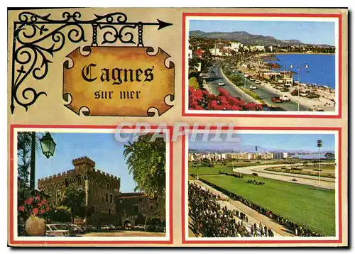 Cartes postales moderne Cagnes sur Mer Cote d'Azur French Riviera