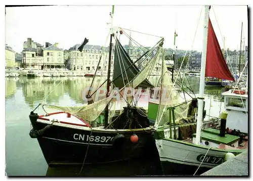 Cartes postales moderne Honfleur Calvados le Port Bateaux