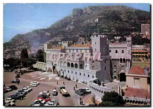 Cartes postales moderne La Cote d'Azur Principaute de Monaco le Palais Princier et la Tete de Chien