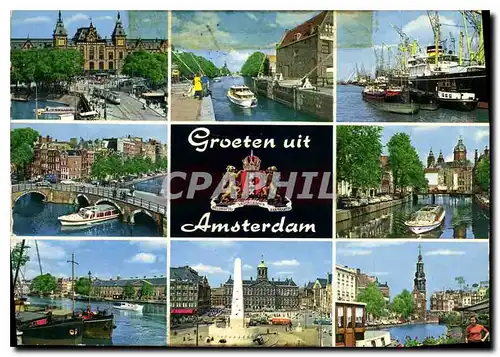 Cartes postales moderne Groeten uit Amsterdam